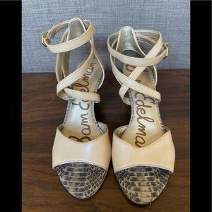 Sam Edelman Cream Wedges size 8.5